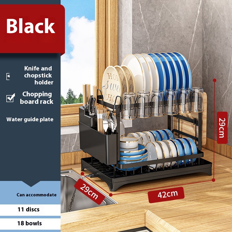 Simple Home Kitchen Dish Storage Drain Rack - Image 5