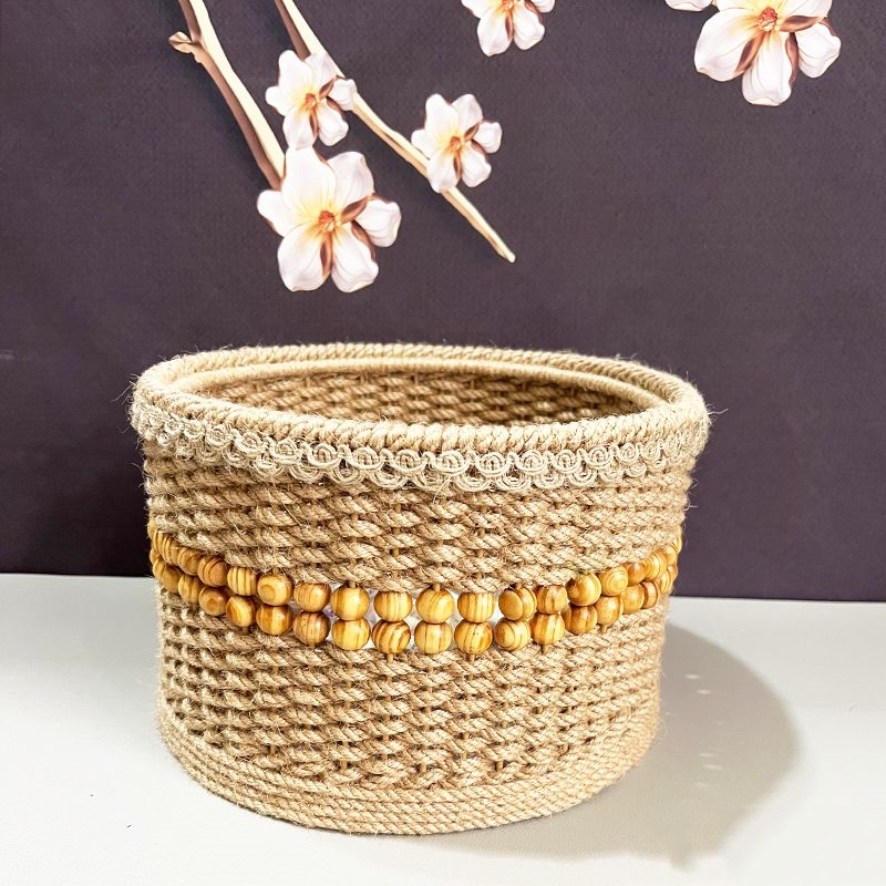 Twine Hand-made Products Storage Basket Home Storage Of Snacks And Sundries