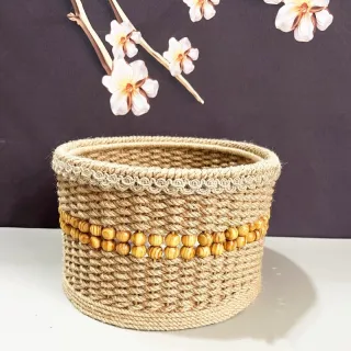 Twine Hand-made Products Storage Basket Home Storage Of Snacks And Sundries