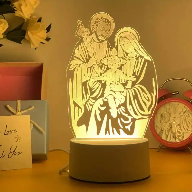 Acrylic 3Dd Small Night Lamp Led Decoration Night Light
