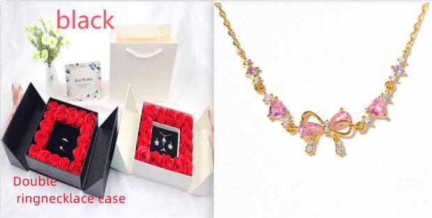 Sweet Bow Heart Rhinestone Bracelet Y2K Ins Fashion Chain Bracelet Valentine's Day
