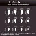 Acrylic Fake Nails Artificial Rhinestone Paste Gloss Short view 4