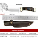 Brown Color Wood Straight