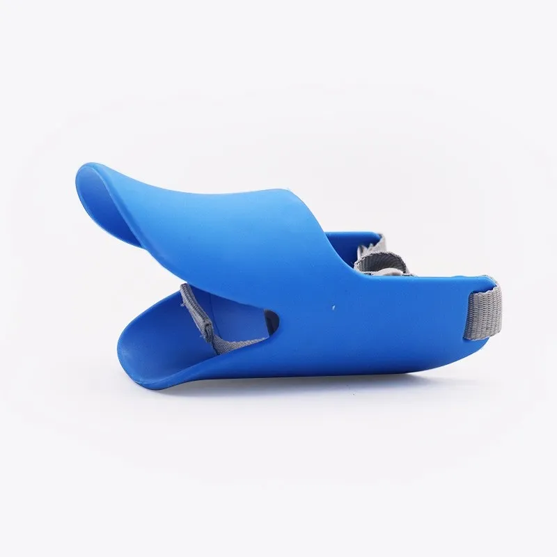 Dog Mouth Cover Pet Duckbilled Sleeve Silicone - Blue