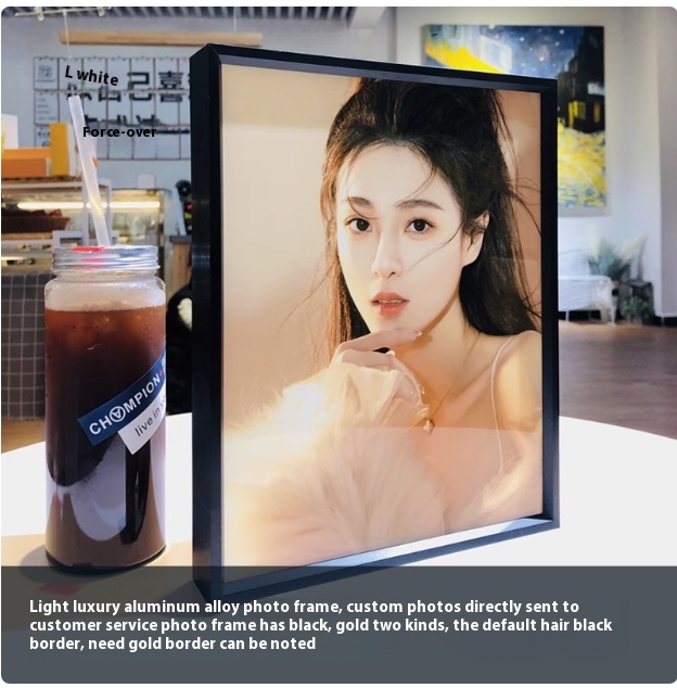 Photo Frame Table Crystal Photo Customization High-end Feel