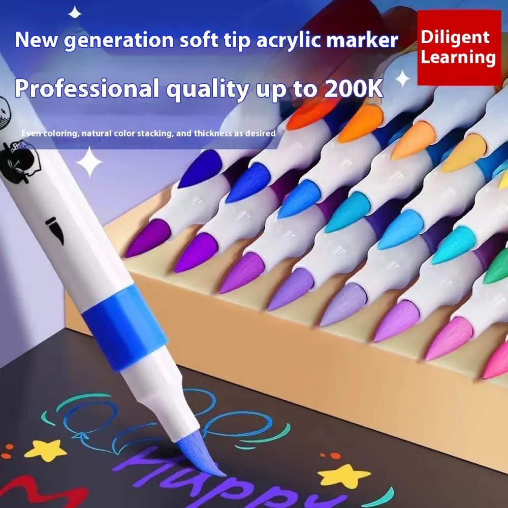 Soft Head Acrylic Marker Pen Suit