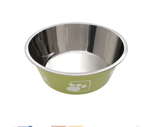 Pet Supplies Stainless Steel Food Bowl