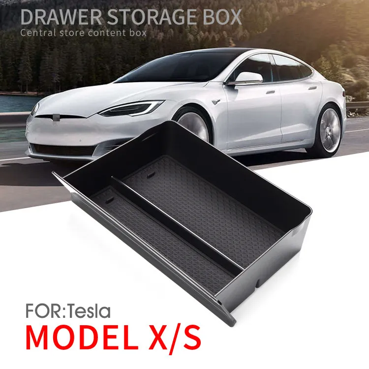 Car Central Storage Grid Drawer Box
