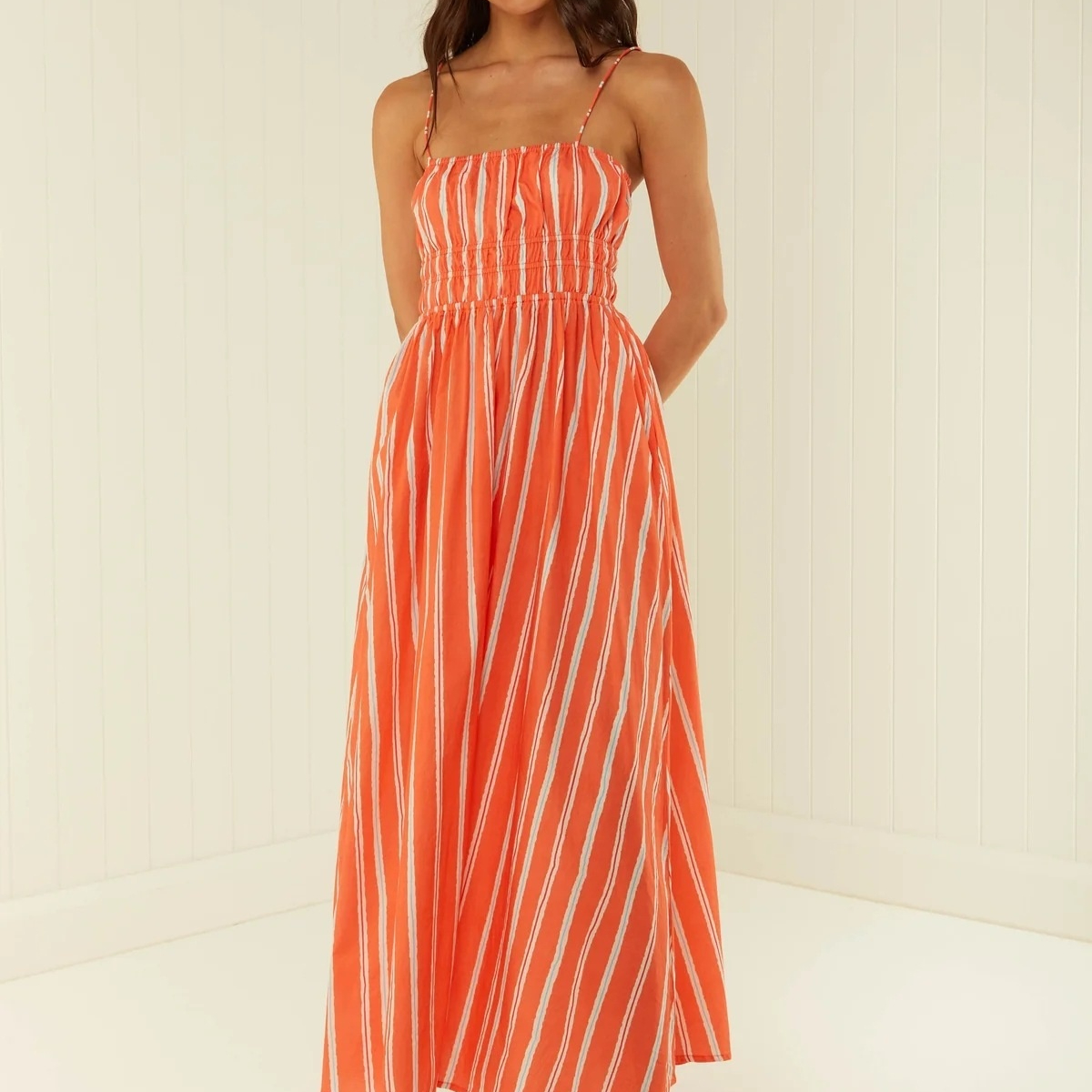 High Class Elegant Casual Off-neck Sling Dress