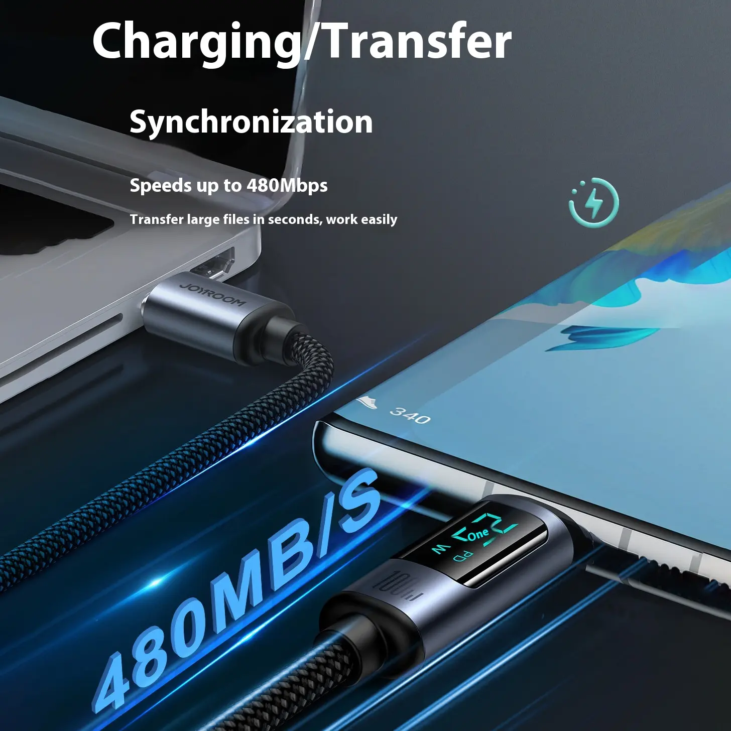 PD20 Charging 66W Charge Braiding Thread Aluminum