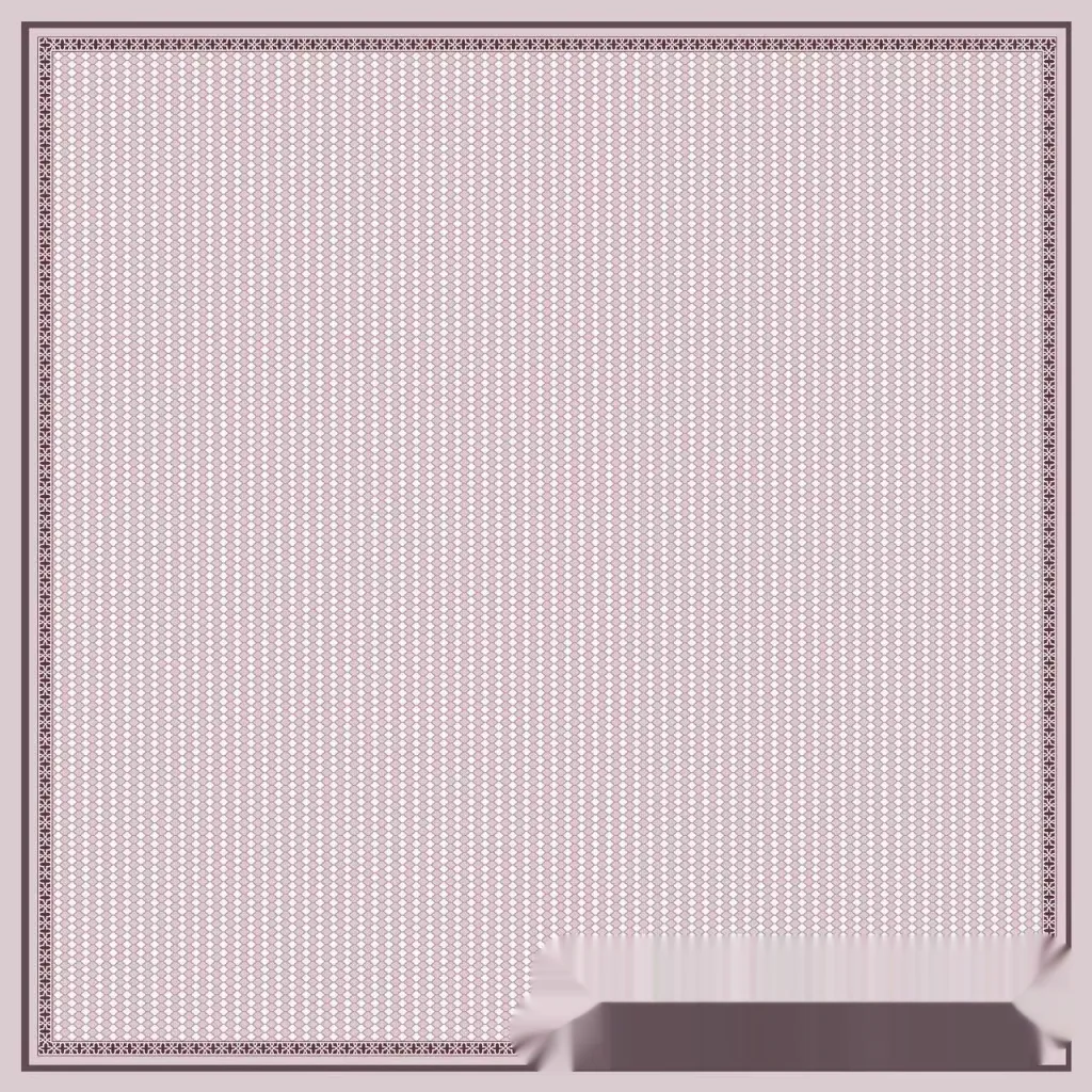 Classic Plaid Printed Headcloth - Pink