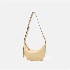 Soft Boat Horn Shoulder Large-capacity Crossbody Bag - Yellow - View 1