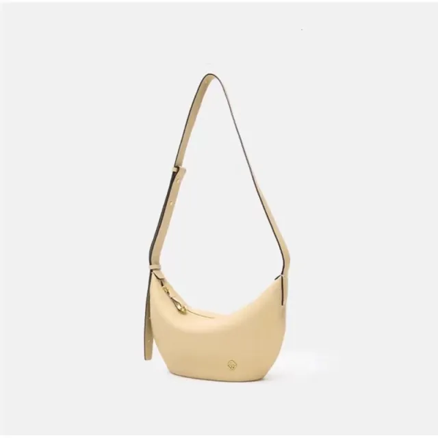 Soft Boat Horn Shoulder Large capacity Crossbody Bag Yellow - Shop at LoveMi