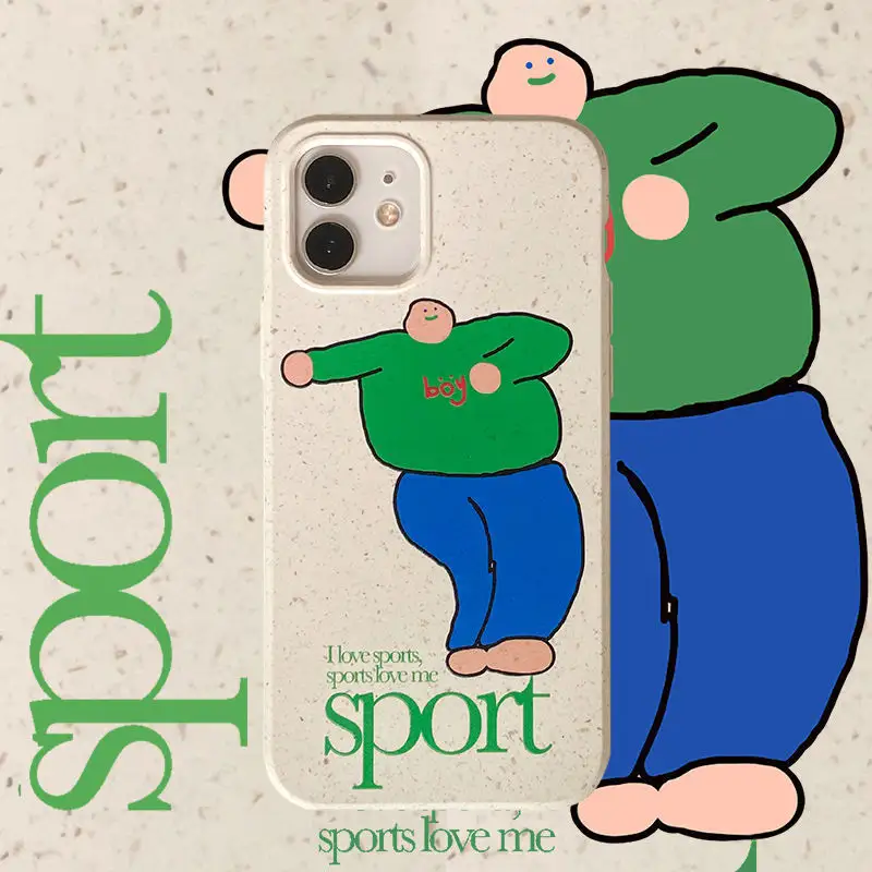 Sports Fat Silicone Phone Case