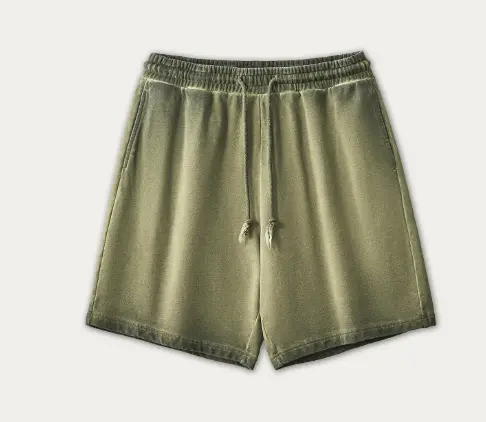 High Street Casual Pants Washed Men's Shorts