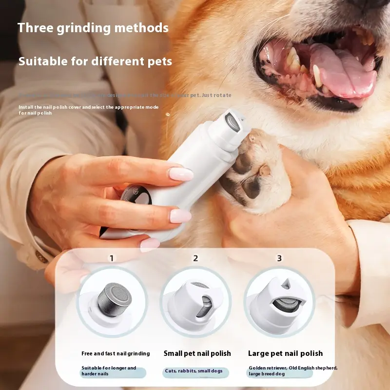 Two-in-one Pet Multi-part Trimming Intelligent Double Button Cat Foot Shaving Device