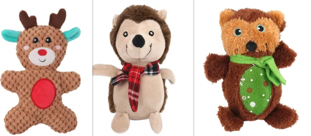 Pets Plush Vocal Dog Toys Pet Products 3Pcs Set - Shop at LoveMi