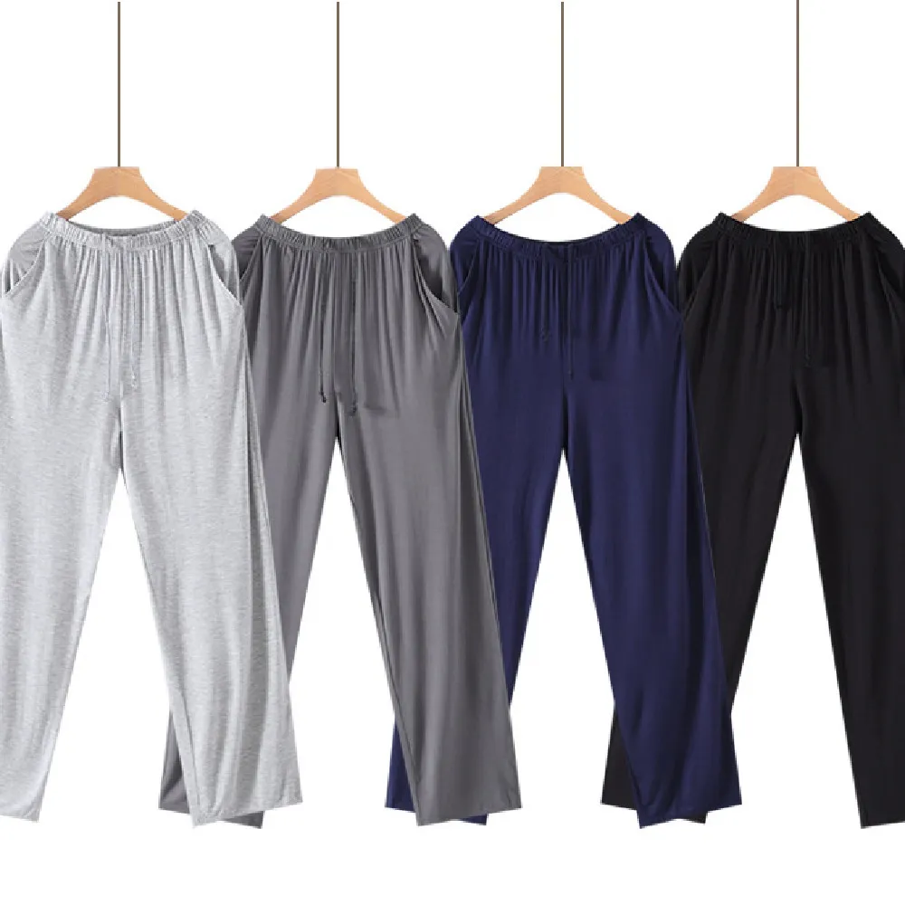 Men's Home Solid Color Casual Pajama Pants