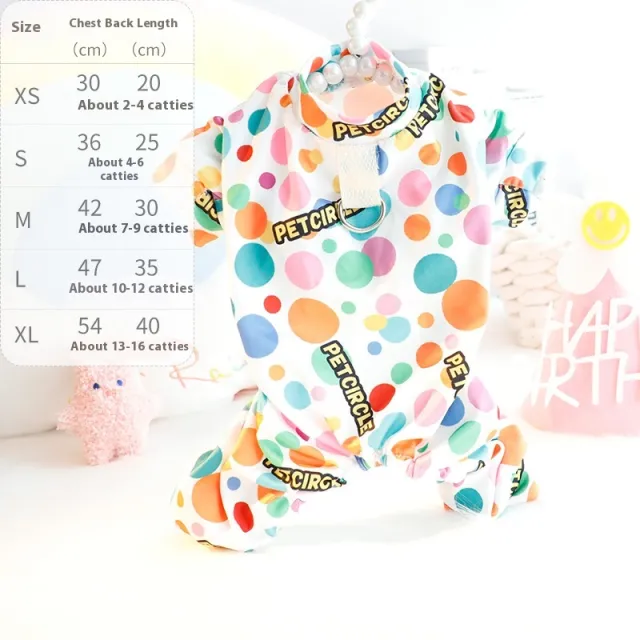 Pet Dog Clothes Autumn And Winter Undershirt Color Bubble - Shop at LoveMi
