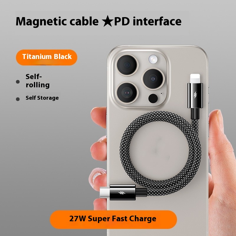 Fast Charge Magnetic Holder Typec Data Cable