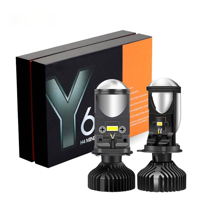 H4 Far And Near Integrated Small Lens Led Headlight