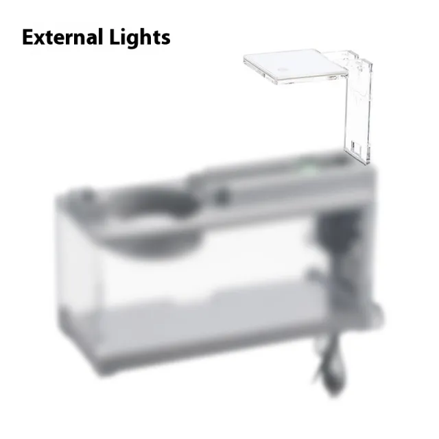 Micro Landscape Fish Tank Small Creative Filter Mute Water Flow External Light - Shop at LoveMi