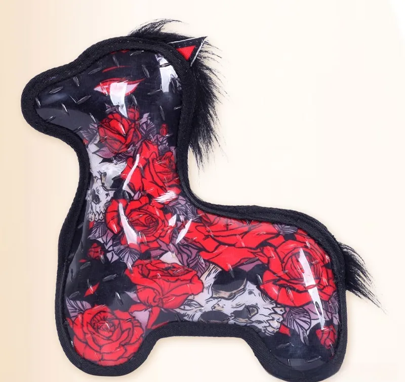 Creative Colourful Cat Alpaca Pet Toy - Black Pony