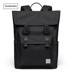 Backpack Boys And Girls Computer Scalable Motorcycle New Student Schoolbag - Black - View 1