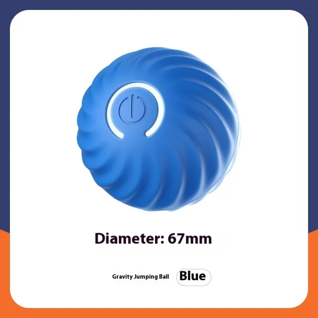 Gravity Intelligent Charging Dog Toy Blue 67Mm - Shop at LoveMi