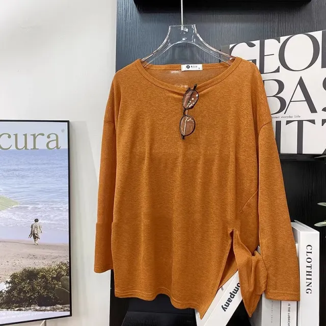 Thin Micro transparent Split Sun Protection Long Sleeve Tan - Shop at LoveMi