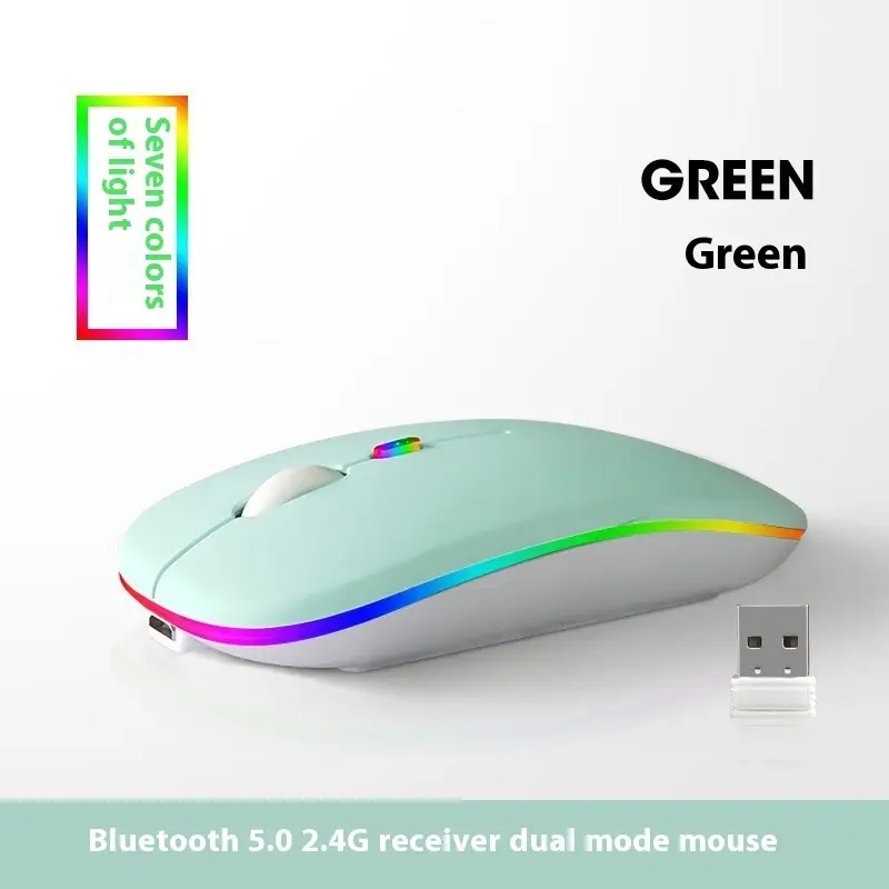 Glowing Bluetooth Mute Charging Mouse