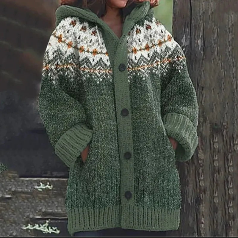 New Animal 3D Printed Casual Hooded Cloak Jacket - Jlwttcfs760-S