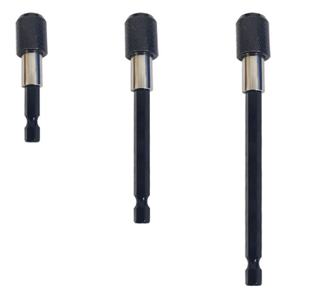 3pcs hex handle black cap
