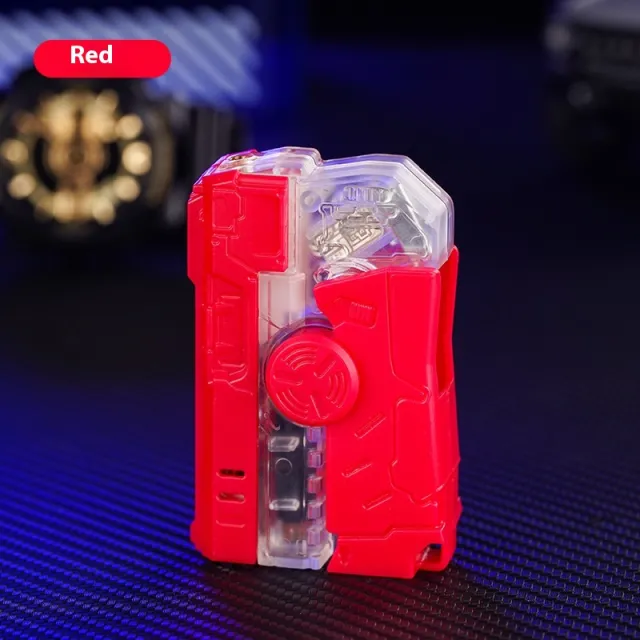 Transparent Fingertip Gyro Luminous Lighter Red - Shop at LoveMi