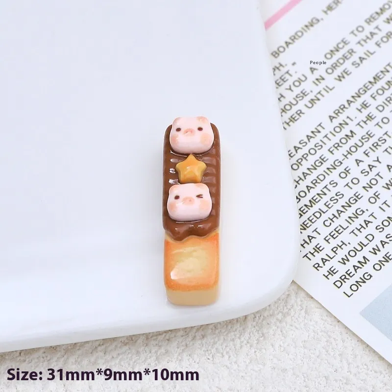 Resin Accessories Cartoon Diy Cream Glue Barrettes Hole Shoes Buckle Jewellery - Xingx Piggy