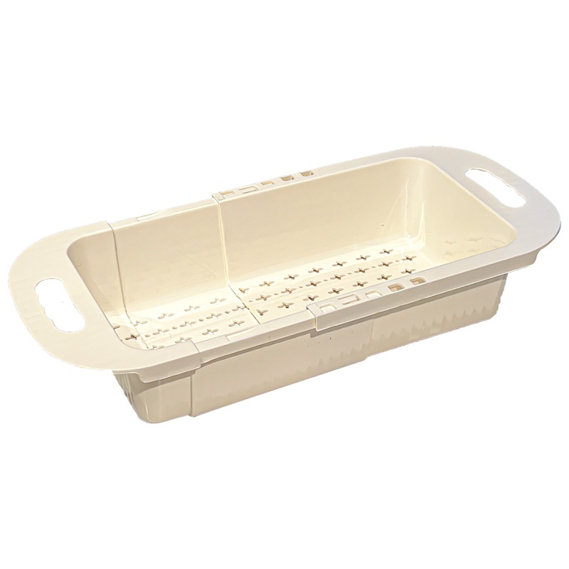Kitchen Retractable Drain Rack Washing Basin Household