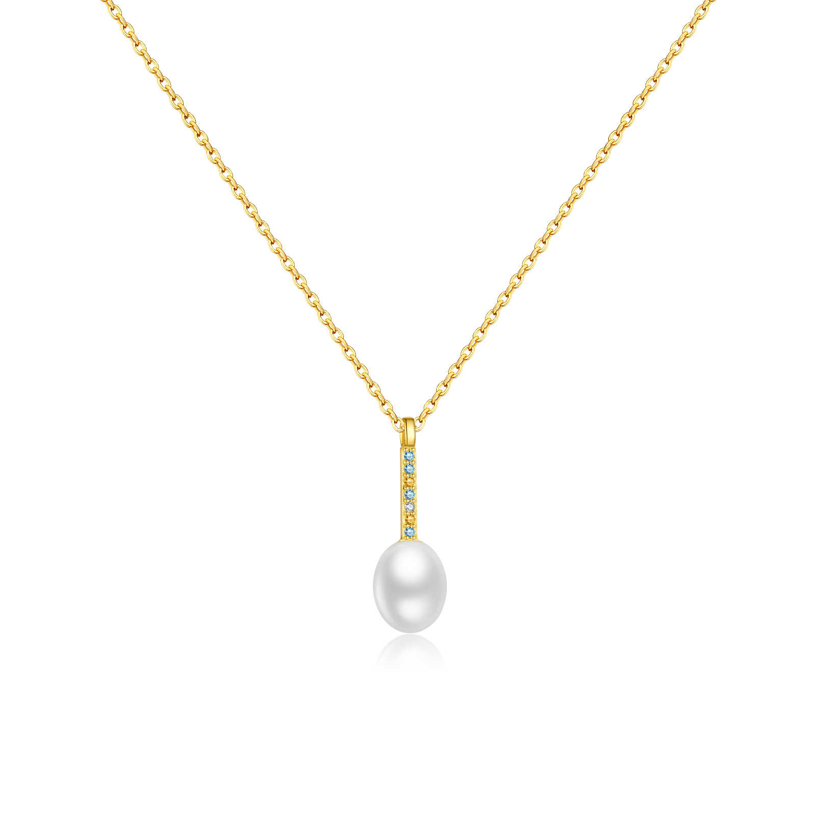 French Style Vintage Pearl Necklace S925 Sterling Silver High Sense