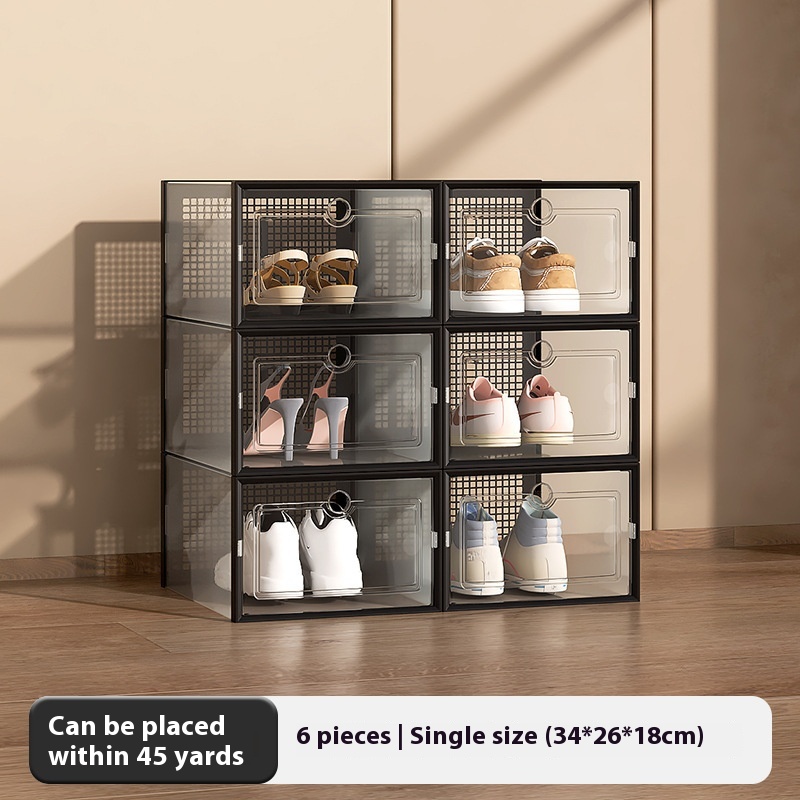 Thick Transparent Shoe Box Shoes Dust-proof And Moisture-proof Storage Cabinet - Image 2