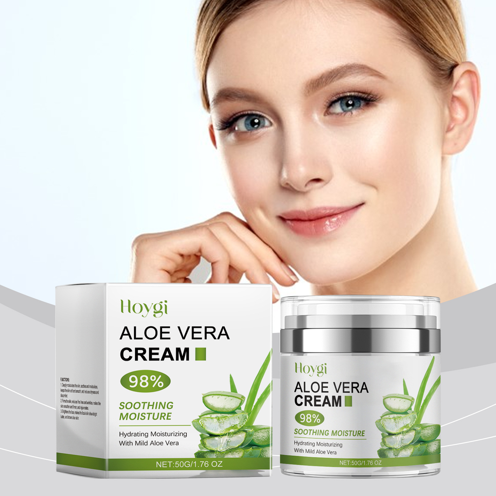 Aloe Moisturizing Facial Cream Mild Replenishment