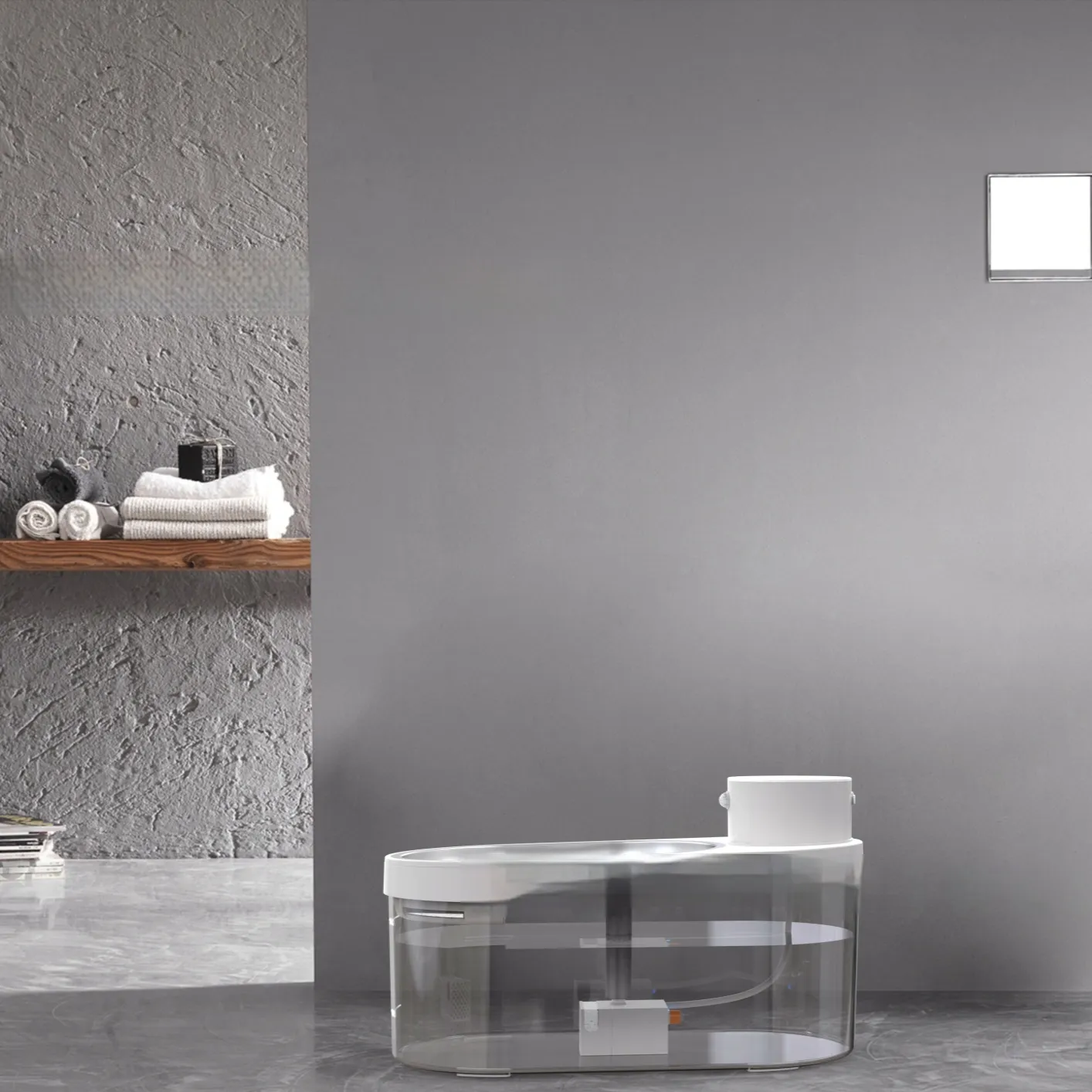 Stainless Steel Pet Water Dispenser Wireless