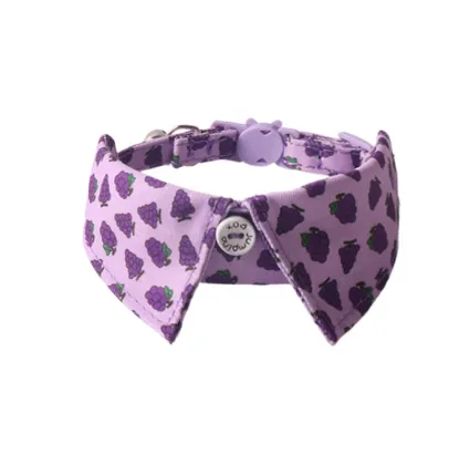 Fruit Blossom Series Bow Tie Cat Collar Grapes - Shop at LoveMi