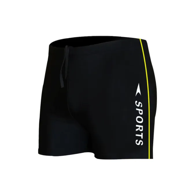 Anti embarrassment Boxers Swimsuit Plus Size Hot Spring Swimming Trunks Yellow - Shop at LoveMi