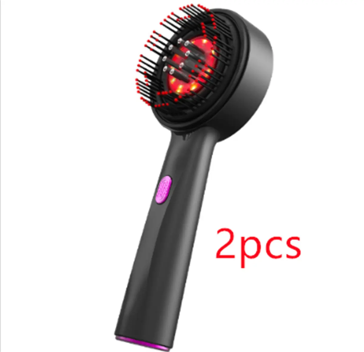 Electric Massage Comb Home Scalp Drain Red