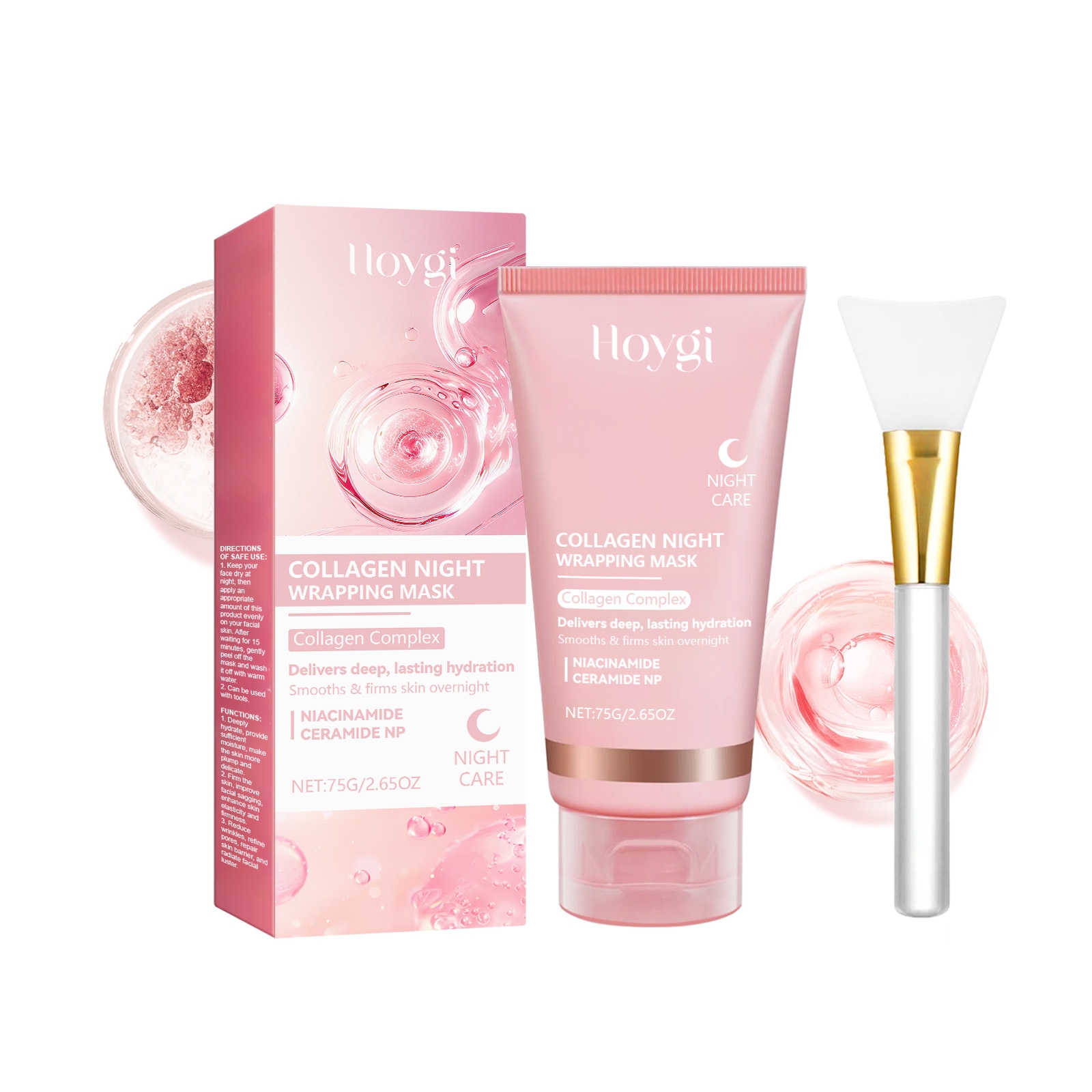 Collagen Light Wrinkle Tearing Facial Mask