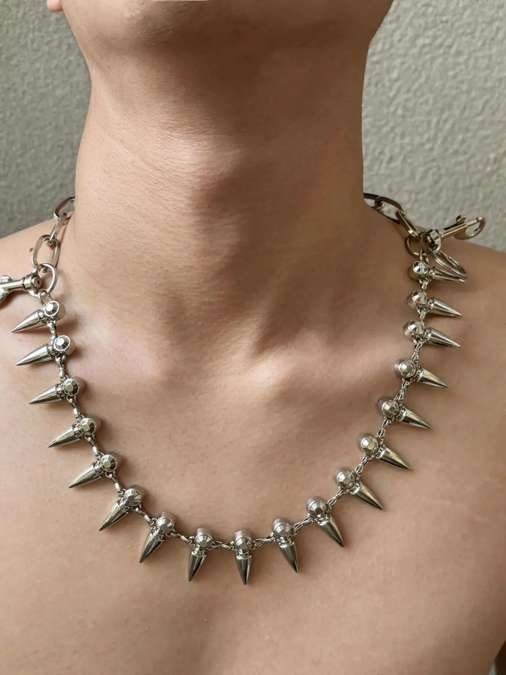 Metal Stretch Pants Chain Ornaments Dual-use Necklace Waist Chain