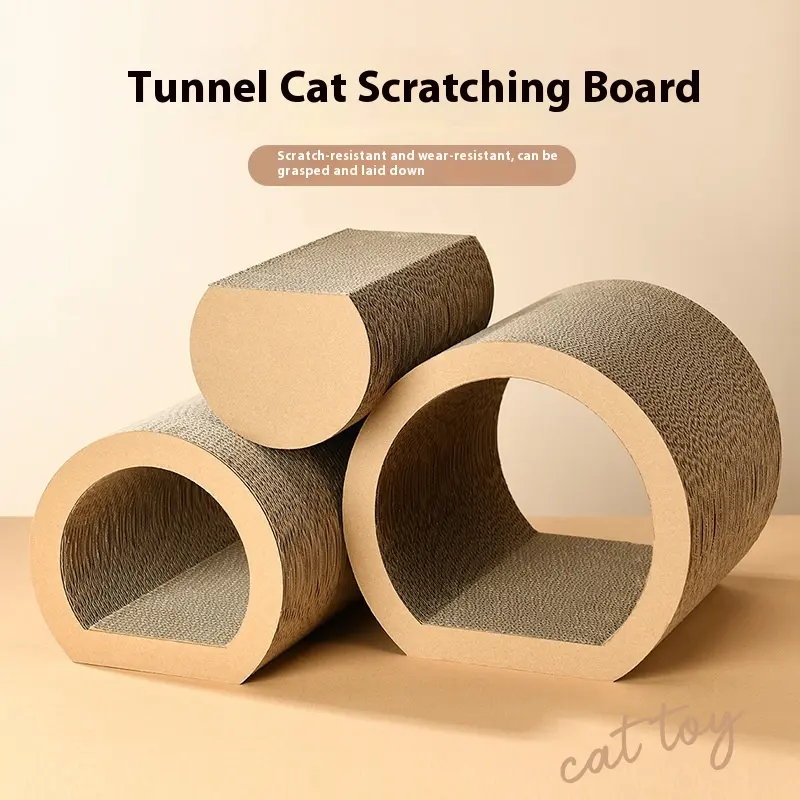 Cat Scratch Board Catdoor Tunnel Three-piece Set