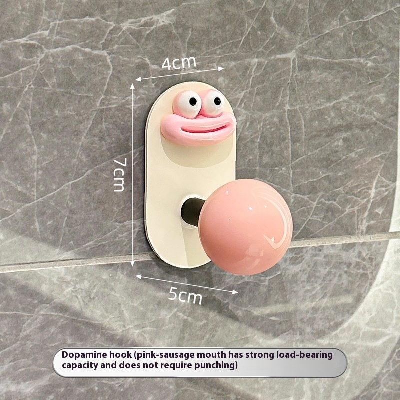 Dopamine Bathroom Hook Punch-free