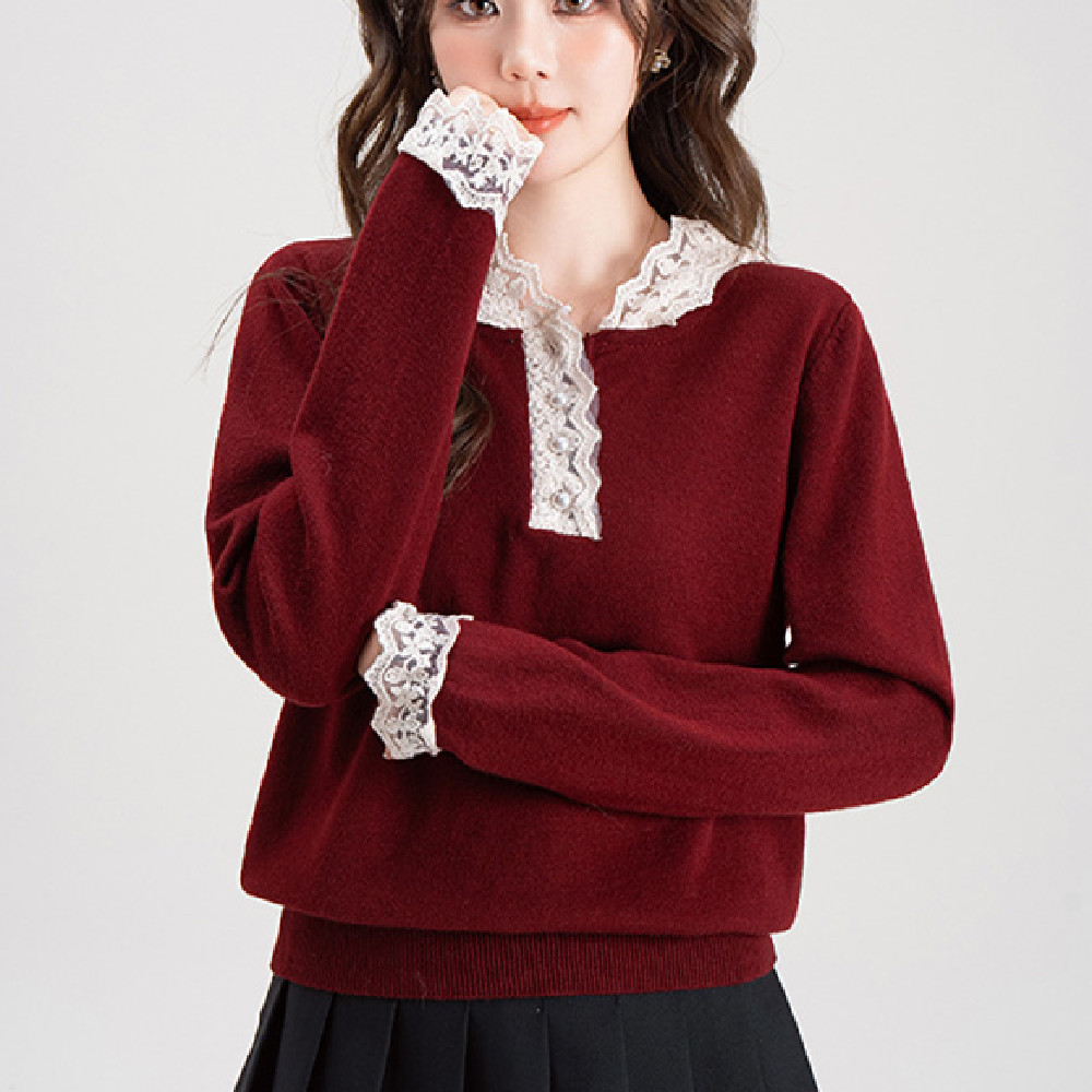 Stitching Hooded Long-sleeved New Bottoming Shirt Top