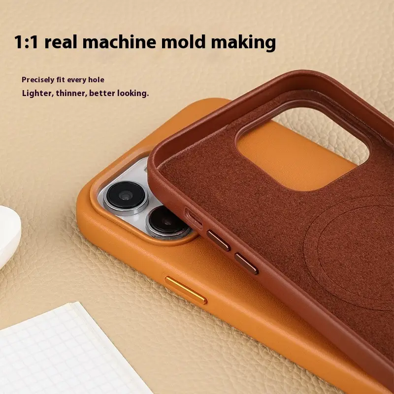 IPhone14 Series Magnetic Business Leather Drop-resistant Anti-wear Phone Case