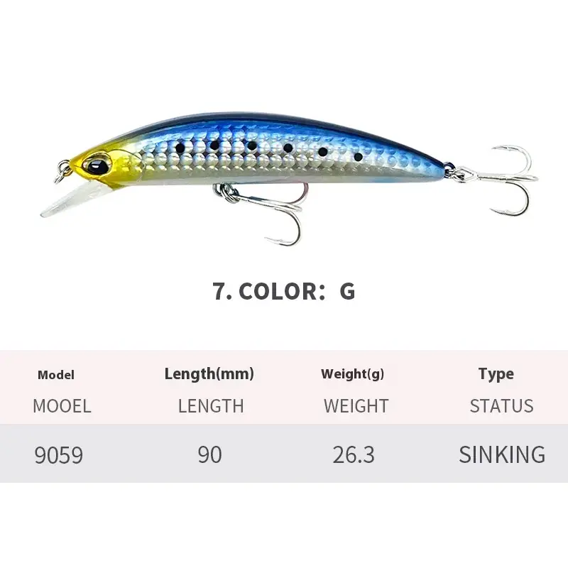 Lure Tossing Submerged Sea Fishing Bait